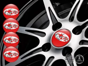 Subaru Silicone Stickers Style Rim Decals for Cars